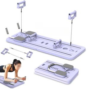 Ab Roller and Pilates Reformer Machine for Core Workouts