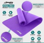 Respire Fitness Non-Slip Yoga Mat - 185 x 57 cm