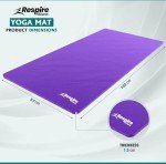 Respire Fitness Non-Slip Yoga Mat - 185 x 57 cm