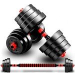 Adjustable Dumbbell and Barbell Weight Set