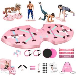 LALAHIGH Home Gym System with Accessories & Resistance Bands
