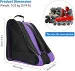 Breathable Roller Skate Carry Bag with Handles