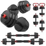 Adjustable Dumbbells Set for Home Gym Workouts