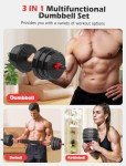 Adjustable Dumbbells Set for Home Gym Workouts