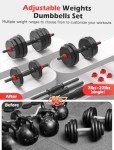 Adjustable Dumbbells Set for Home Gym Workouts