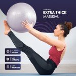 KAYMAN Anti-Burst Yoga Ball for Fitness & Pilates