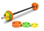 20kg Adjustable Barbell Weights Set for Home Gym