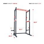 Sunny Health Power Zone Strength Rack & Bench