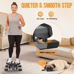 Sportsroyals Compact Stair Stepper with Exercise Mat