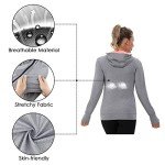 Women's Long Sleeve Running Jacket with Pockets