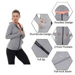 Women's Long Sleeve Running Jacket with Pockets