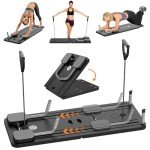 5-in-1 Pilates Reformer with LED Counter