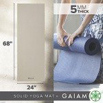 Gaiam Non-Slip Yoga Mat for All Workouts