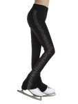 Kids' Figure Skating and Workout Leggings - Black