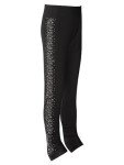 Kids' Figure Skating and Workout Leggings - Black