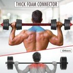 Adjustable 30Kg Dumbbells & Barbell Set for Home Gym