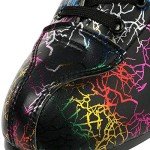 Shiny PU Leather Roller Skates for Beginners