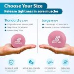 Beenax Massage Ball Set for Muscle Relief & Relaxation