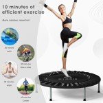 CLORIS 36'' Foldable Fitness Trampoline with Handle