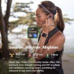 FITVII Smart Watch with Heart Rate and Sleep Tracking