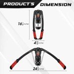 Yes4All Adjustable Hydraulic Arm Exerciser 22-440lbs