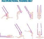 Adjustable Yoga Stretching Strap for Flexibility Training