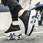 2-in-1 Invisible Deformation Roller Skates