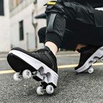 2-in-1 Invisible Deformation Roller Skates