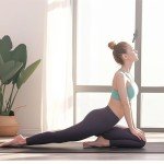 Portable Non-Slip Folding Yoga Mat - Purple