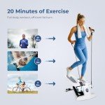 Adjustable Mini Stepper with Resistance Bands