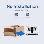 Adjustable Mini Stepper with Resistance Bands