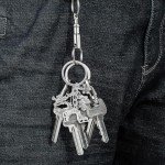 Snowflake Ice Skating Keychain for Fitness Lovers