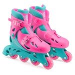 Adjustable Inline Roller Skates for Kids - Blue