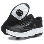 Retractable Wheel Roller Skate Shoes for Kids