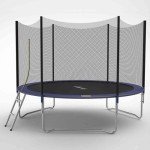 10FT Round Trampoline with Safety Net and Ladder
