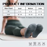 Non-Slip Yoga Socks with Grips for All