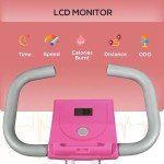 HOMCOM Folding Exercise Bike with Magnetic Resistance