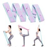 JJunLiM Purple Stretch Yoga Strap for Kids & Adults