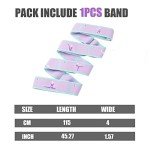 JJunLiM Purple Stretch Yoga Strap for Kids & Adults