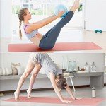 Non-Slip TPE Yoga Mat with Carrying Straps