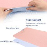 Non-Slip TPE Yoga Mat with Carrying Straps