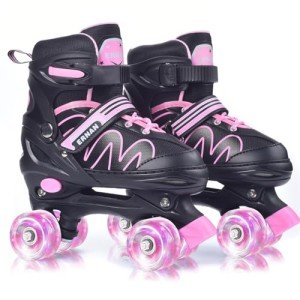 Light-Up Adjustable Roller Skates for Kids
