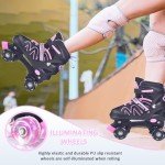 Light-Up Adjustable Roller Skates for Kids