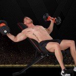 Foldable Adjustable Weight Bench with Resistance Bands