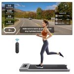 Portable Under Desk Treadmill with Bluetooth Speaker
