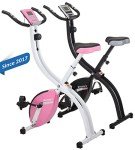 YYFITT Foldable Exercise Bike with 16 Resistance Levels