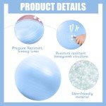 65CM Gym Ball with Hand Pump for Home Fitness