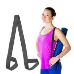 Adjustable Yoga Mat Carry Strap - Grey