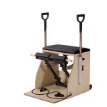 Wunder Pilates Split-Pedal Combo Chair - Black
