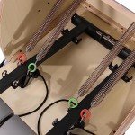 Wunder Pilates Split-Pedal Combo Chair - Black